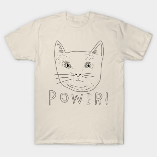 Frightened Rabbit Power Cat T-Shirt